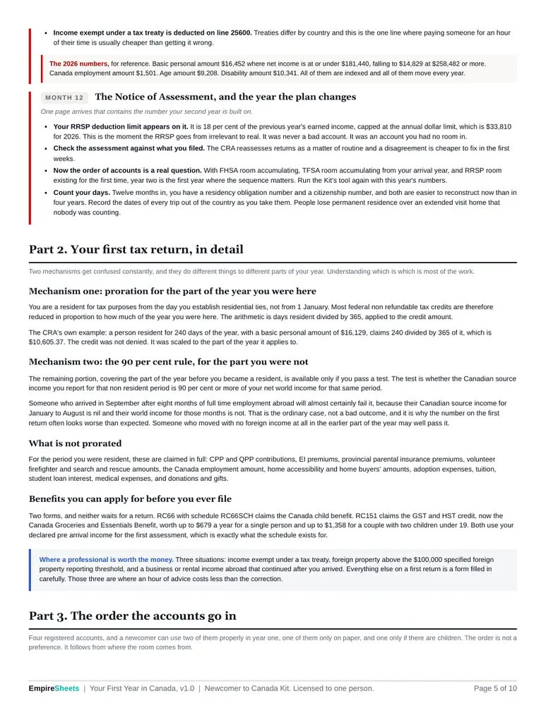 Page 5 of First Year Guide